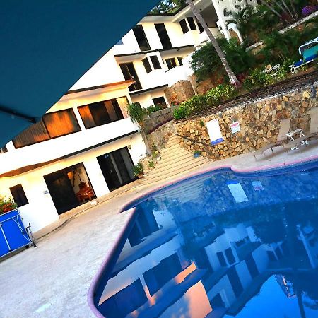Villa Guitarron Gran Terraza Vista Espectacular 6 Huespedes Piscina Gigante Acapulco Bagian luar foto