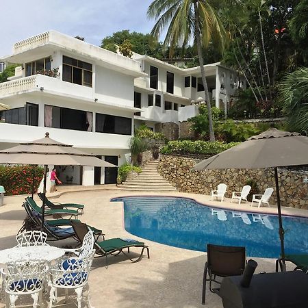 Villa Guitarron Gran Terraza Vista Espectacular 6 Huespedes Piscina Gigante Acapulco Bagian luar foto