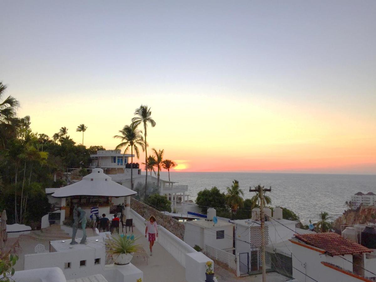 Villa Guitarron Gran Terraza Vista Espectacular 6 Huespedes Piscina Gigante Acapulco Bagian luar foto