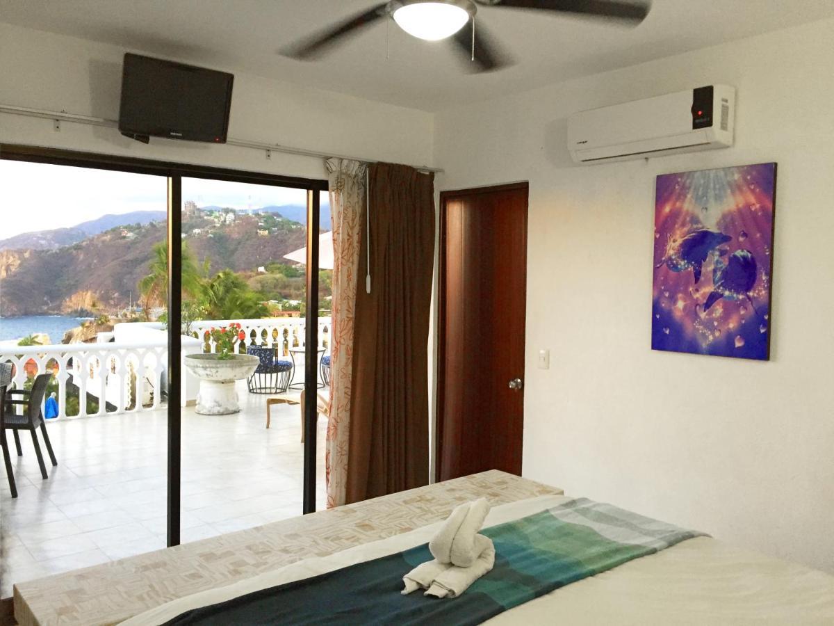 Villa Guitarron Gran Terraza Vista Espectacular 6 Huespedes Piscina Gigante Acapulco Bagian luar foto