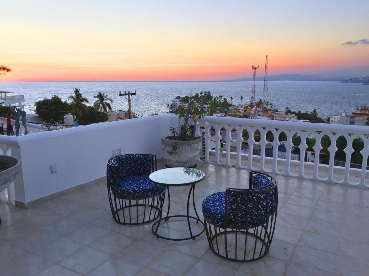 Villa Guitarron Gran Terraza Vista Espectacular 6 Huespedes Piscina Gigante Acapulco Bagian luar foto