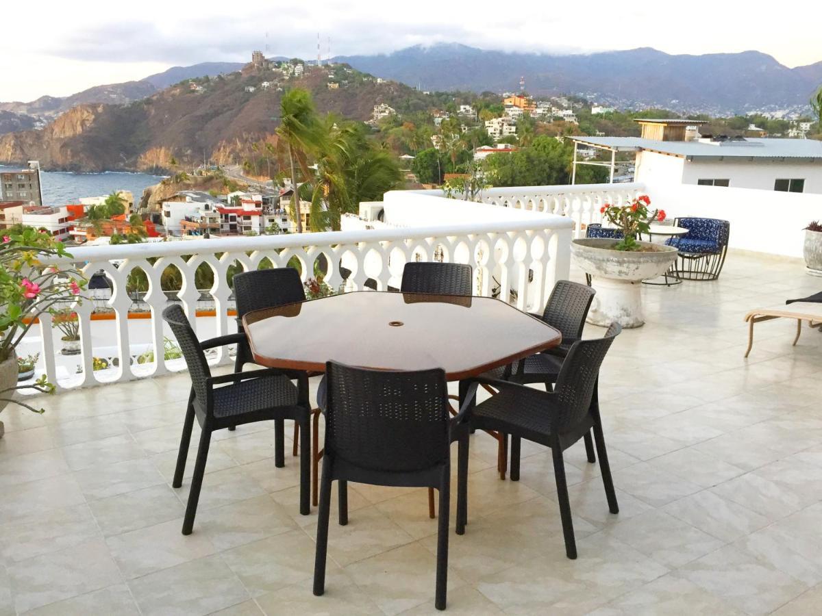 Villa Guitarron Gran Terraza Vista Espectacular 6 Huespedes Piscina Gigante Acapulco Bagian luar foto