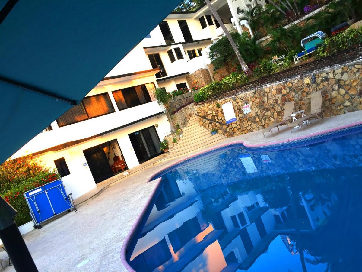 Villa Guitarron Gran Terraza Vista Espectacular 6 Huespedes Piscina Gigante Acapulco Bagian luar foto