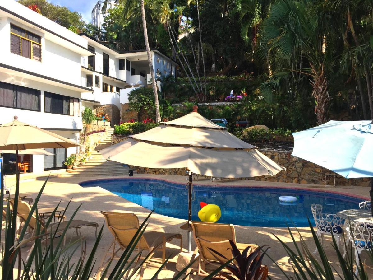 Villa Guitarron Gran Terraza Vista Espectacular 6 Huespedes Piscina Gigante Acapulco Bagian luar foto