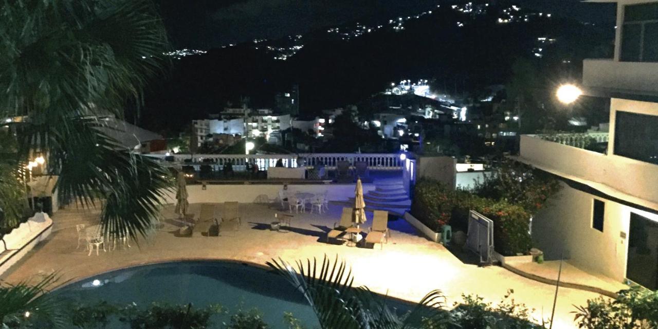 Villa Guitarron Gran Terraza Vista Espectacular 6 Huespedes Piscina Gigante Acapulco Bagian luar foto