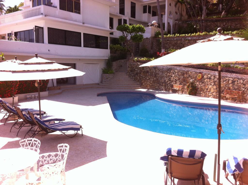 Villa Guitarron Gran Terraza Vista Espectacular 6 Huespedes Piscina Gigante Acapulco Ruang foto