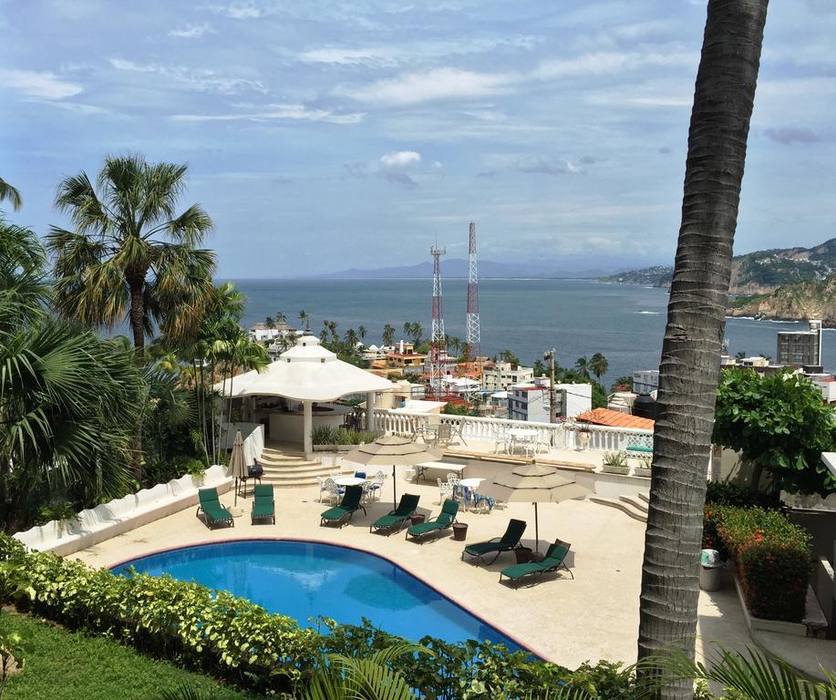 Villa Guitarron Gran Terraza Vista Espectacular 6 Huespedes Piscina Gigante Acapulco Bagian luar foto
