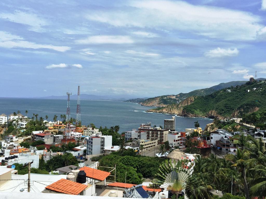 Villa Guitarron Gran Terraza Vista Espectacular 6 Huespedes Piscina Gigante Acapulco Bagian luar foto