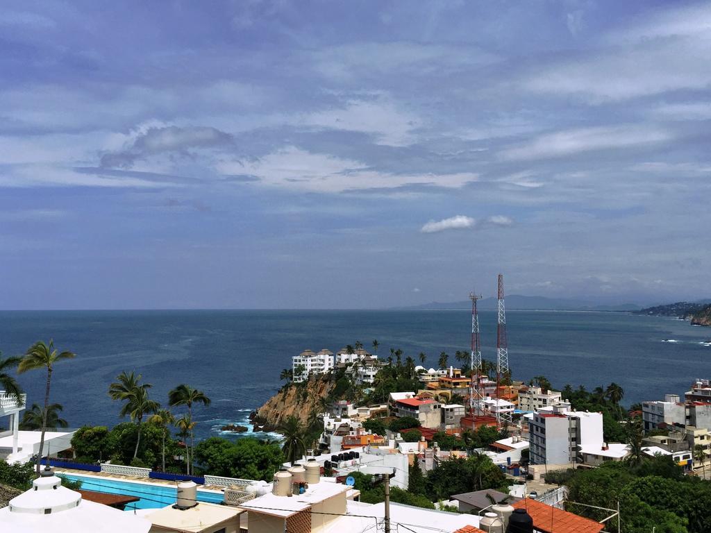 Villa Guitarron Gran Terraza Vista Espectacular 6 Huespedes Piscina Gigante Acapulco Bagian luar foto